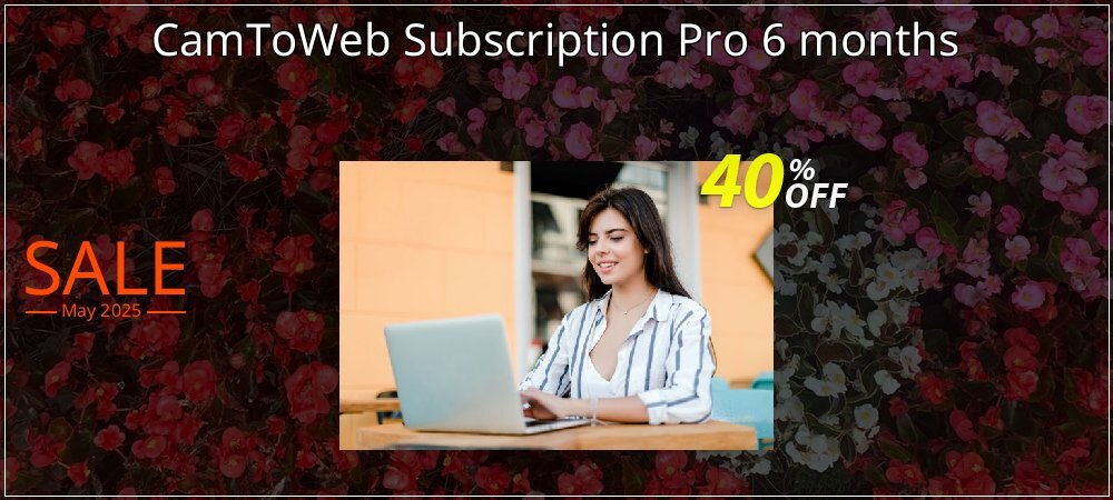 CamToWeb Subscription Pro 6 months coupon on World Password Day sales