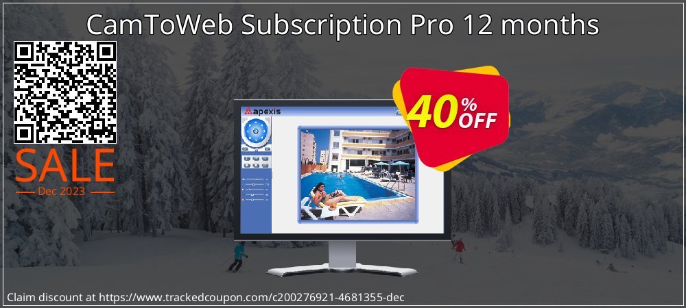 CamToWeb Subscription Pro 12 months coupon on Mother's Day deals