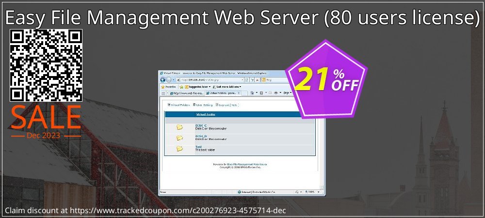 Easy File Management Web Server - 80 users license  coupon on Tell a Lie Day discount