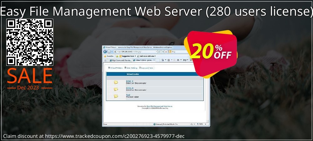 Easy File Management Web Server - 280 users license  coupon on April Fools' Day sales