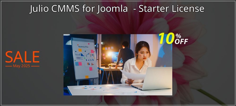 Julio CMMS for Joomla  - Starter License coupon on April Fools' Day discount