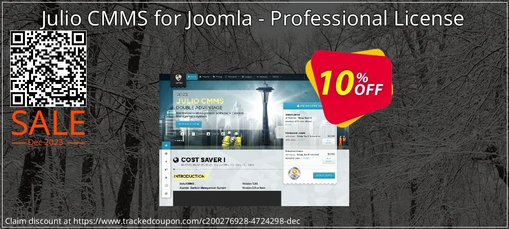 Julio CMMS for Joomla - Professional License coupon on Easter Day offer