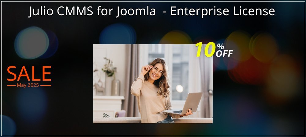 Julio CMMS for Joomla  - Enterprise License coupon on National Smile Day offering discount