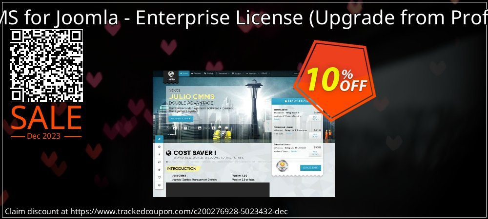 Julio CMMS for Joomla - Enterprise License - Upgrade from Professional  coupon on April Fools' Day discount