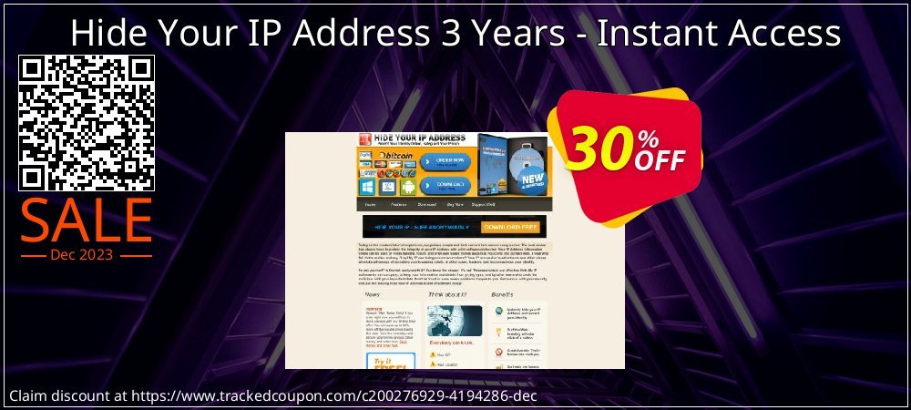 Hide Your IP Address 3 Years - Instant Access coupon on National Loyalty Day offer