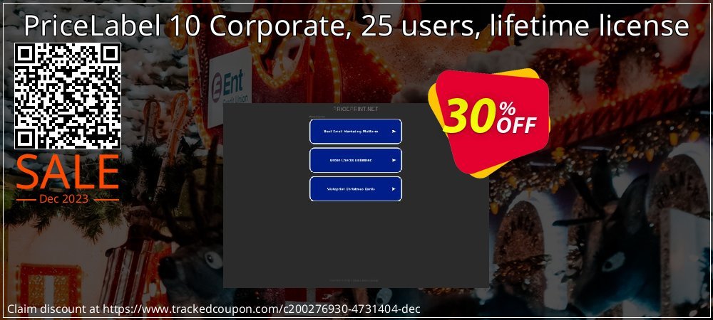 PriceLabel 10 Corporate, 25 users, lifetime license coupon on Tell a Lie Day sales