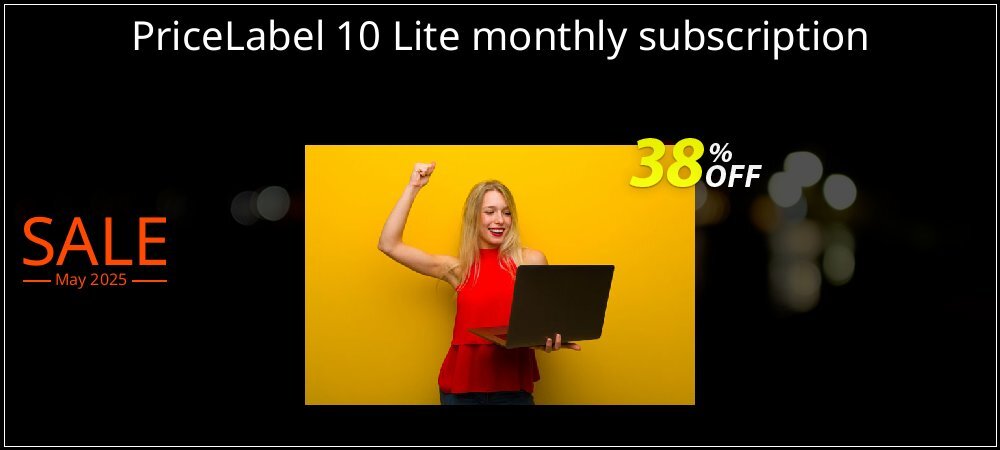 PriceLabel 10 Lite monthly subscription coupon on National Smile Day discount