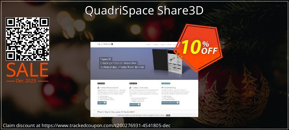 QuadriSpace Share3D coupon on National Walking Day offering sales