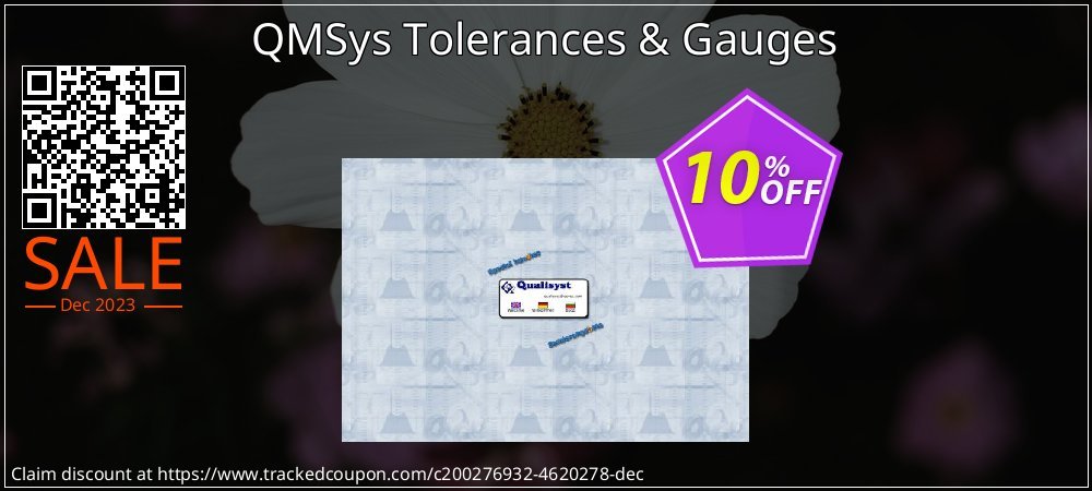 QMSys Tolerances & Gauges coupon on Easter Day promotions