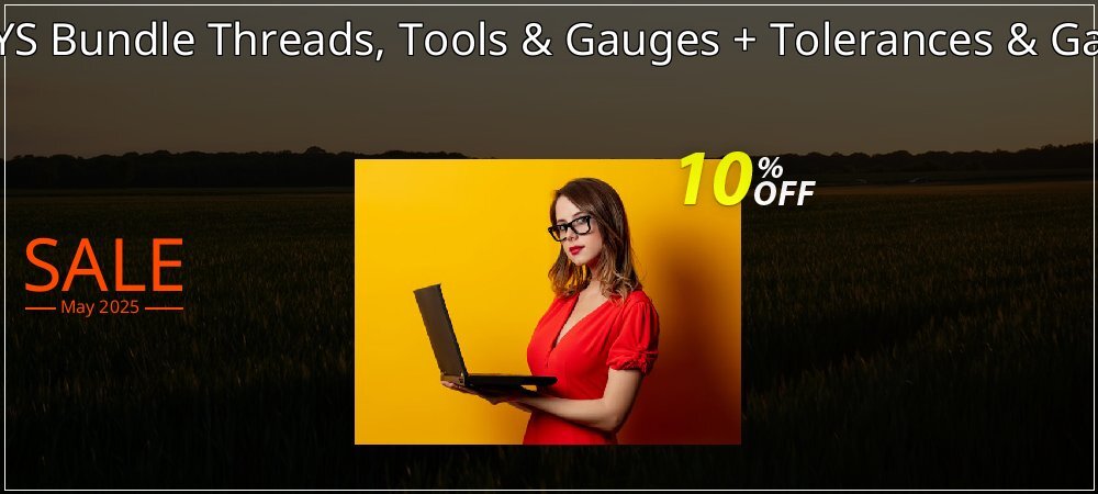 QMSYS Bundle Threads, Tools & Gauges + Tolerances & Gauges coupon on National Smile Day offer