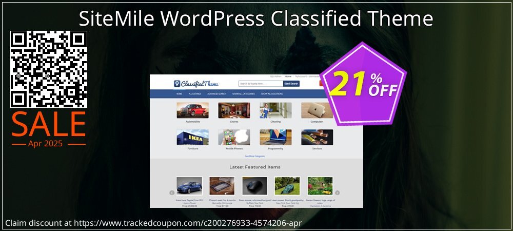 SiteMile WordPress Classified Theme coupon on World Whisky Day sales