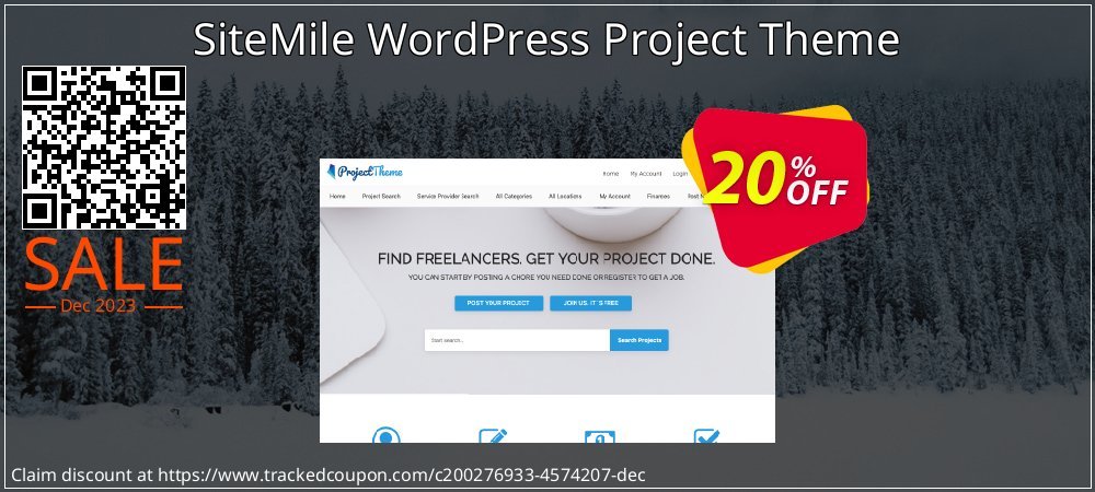 SiteMile WordPress Project Theme coupon on April Fools' Day sales