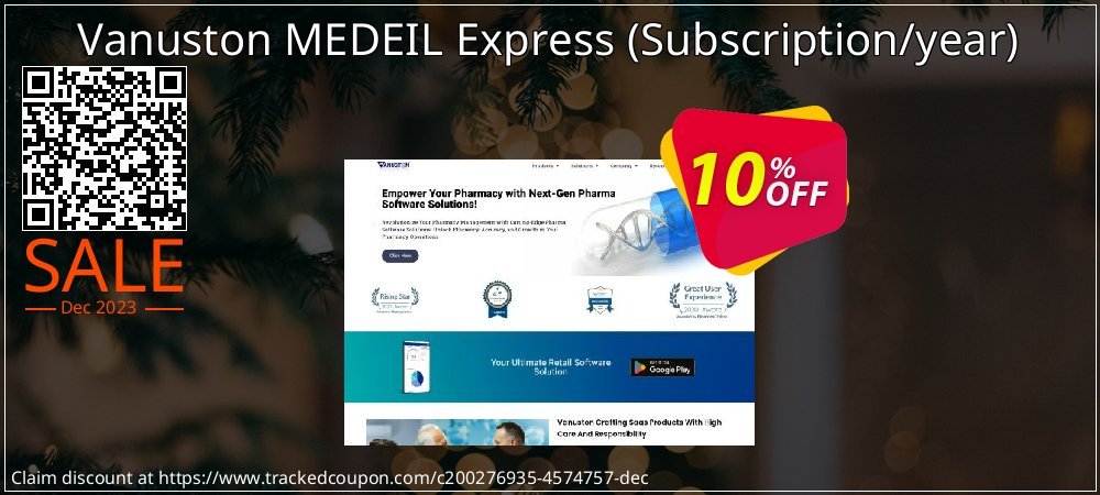 Vanuston MEDEIL Express - Subscription/year  coupon on April Fools' Day discount