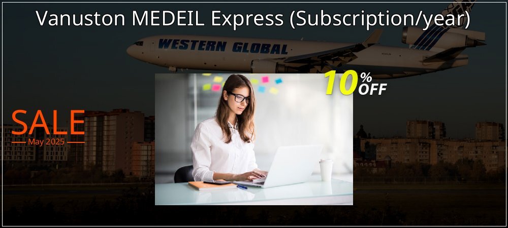 Vanuston MEDEIL Express - Subscription/year  coupon on National Memo Day offering discount