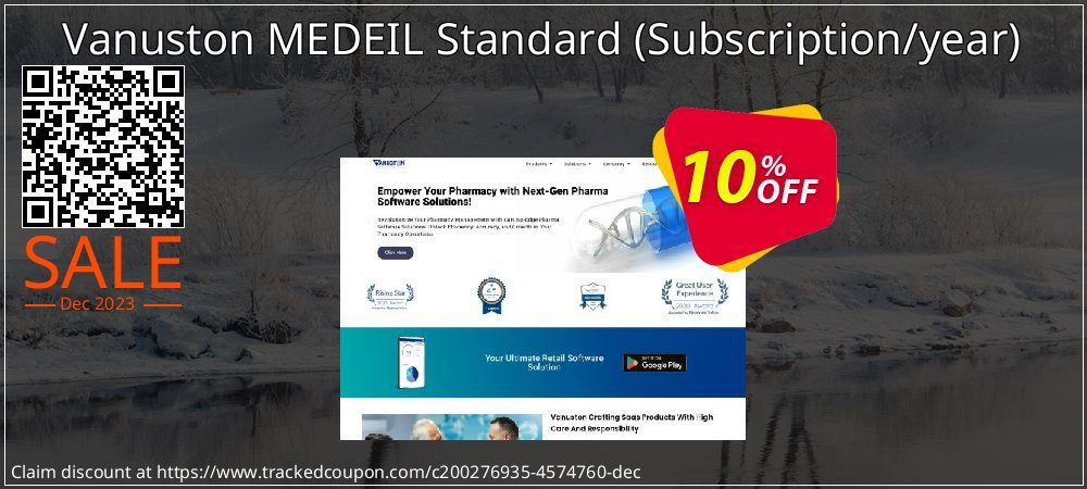 Vanuston MEDEIL Standard - Subscription/year  coupon on World Backup Day offering sales