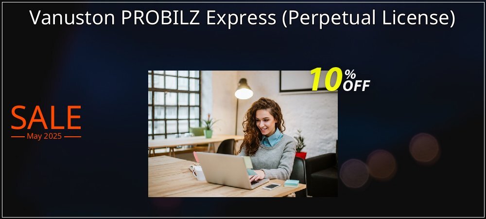 Vanuston PROBILZ Express - Perpetual License  coupon on Working Day offering sales