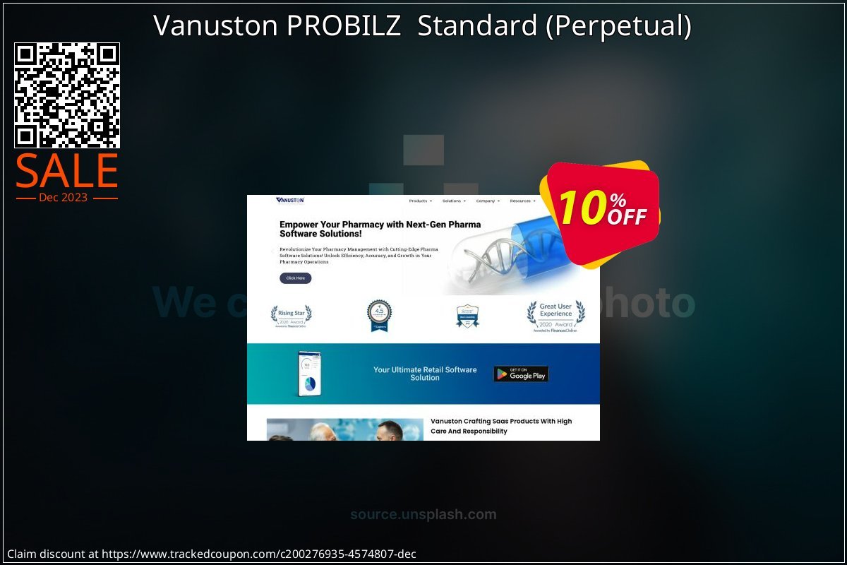Vanuston PROBILZ  Standard - Perpetual  coupon on April Fools' Day promotions