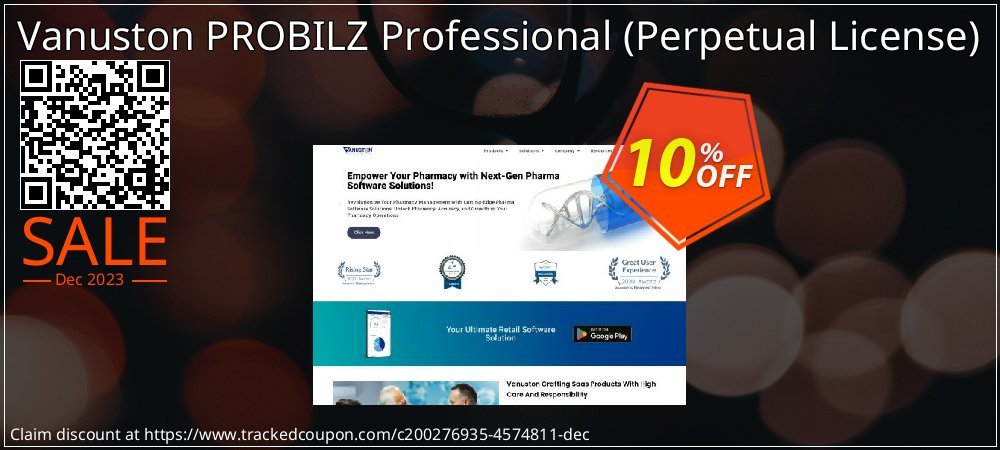 Vanuston PROBILZ Professional - Perpetual License  coupon on World Party Day discount