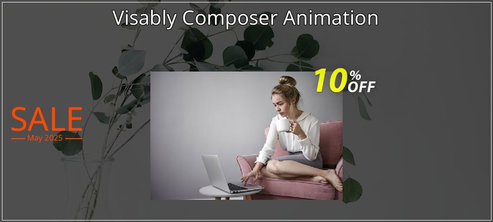 Visably Composer Animation coupon on April Fools' Day discount