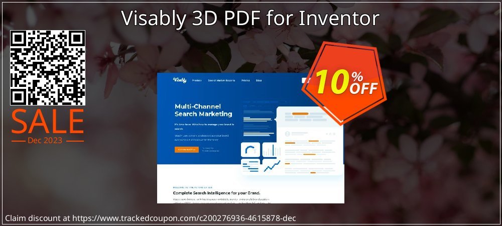 Visably 3D PDF for Inventor coupon on Easter Day offering discount