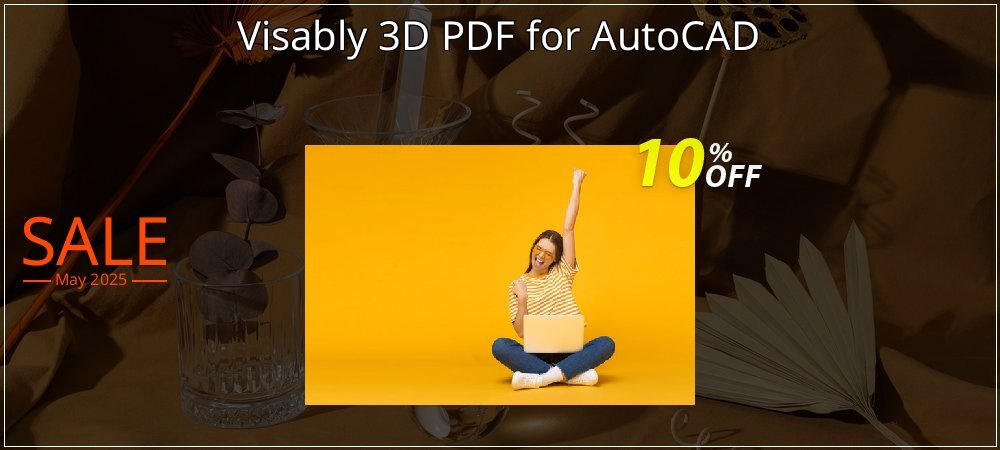 Visably 3D PDF for AutoCAD coupon on April Fools' Day offering discount