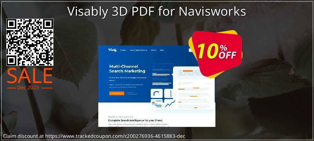 Visably 3D PDF for Navisworks coupon on Easter Day sales