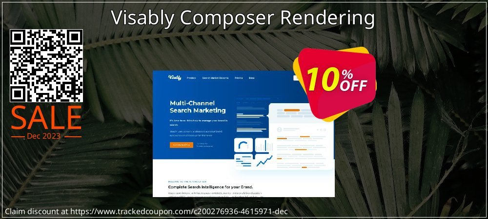 Visably Composer Rendering coupon on World Party Day discounts