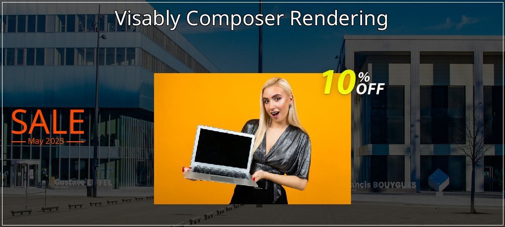 Visably Composer Rendering coupon on Palm Sunday super sale