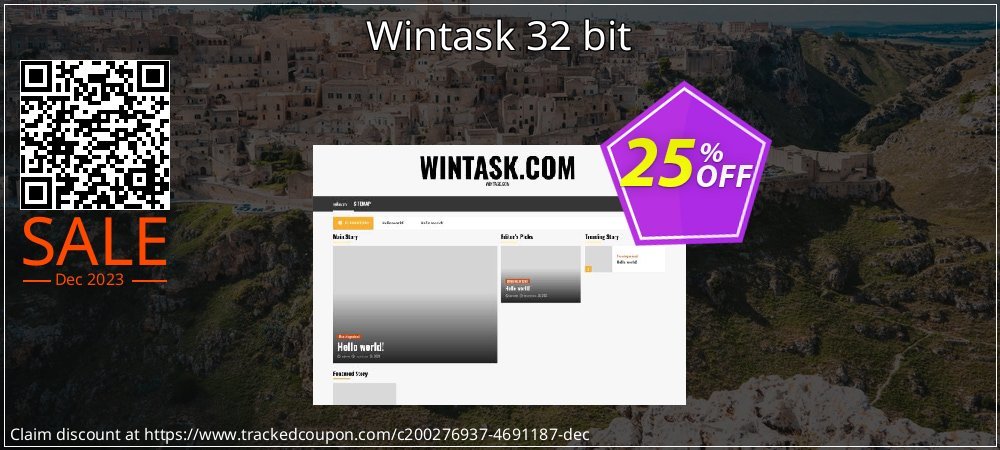 Wintask 32 bit coupon on April Fools' Day offer