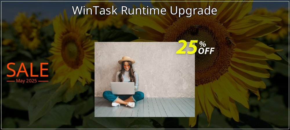 WinTask Runtime Upgrade coupon on Tell a Lie Day super sale