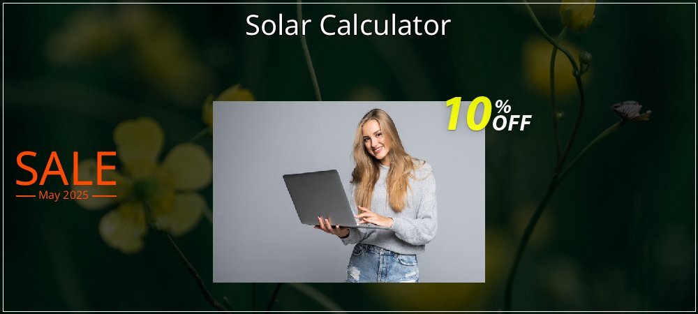 Solar Calculator coupon on Tell a Lie Day promotions