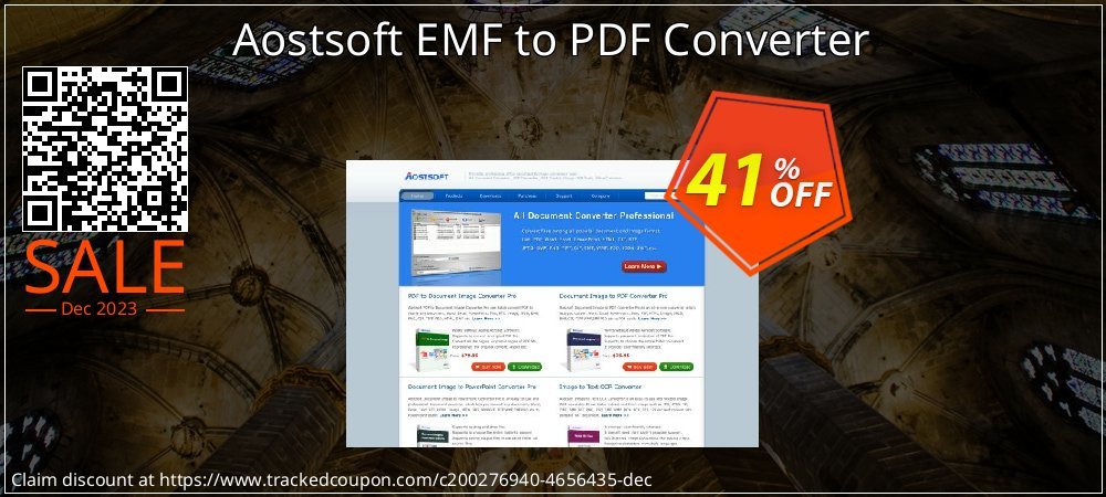 Aostsoft EMF to PDF Converter coupon on National Walking Day offer