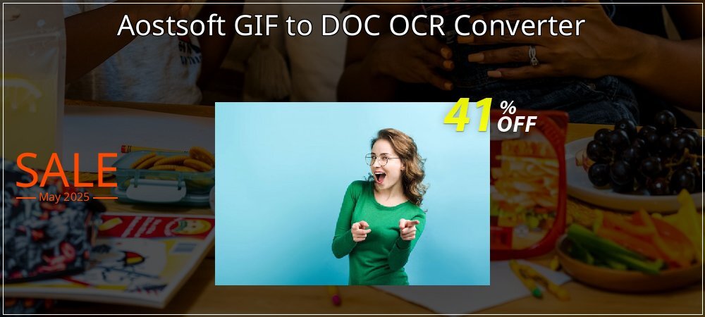 Aostsoft GIF to DOC OCR Converter coupon on Easter Day offering sales