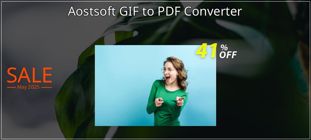 Aostsoft GIF to PDF Converter coupon on National Walking Day discounts