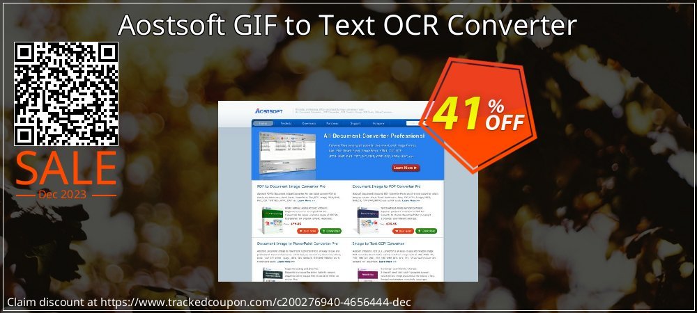 Aostsoft GIF to Text OCR Converter coupon on World Password Day discount