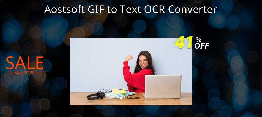 Aostsoft GIF to Text OCR Converter coupon on National Smile Day discount