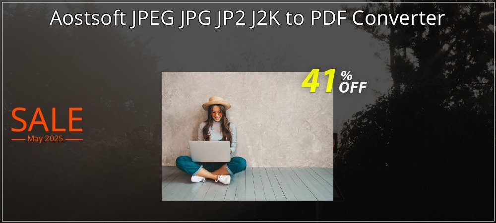 Aostsoft JPEG JPG JP2 J2K to PDF Converter coupon on April Fools' Day discounts