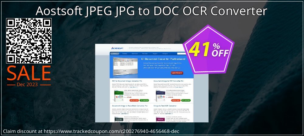 Aostsoft JPEG JPG to DOC OCR Converter coupon on Constitution Memorial Day sales