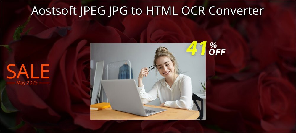 Aostsoft JPEG JPG to HTML OCR Converter coupon on National Smile Day deals