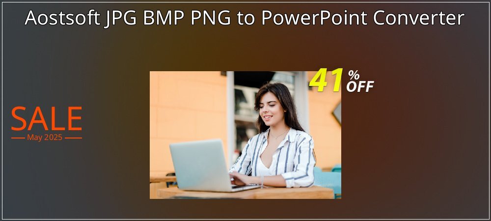 Aostsoft JPG BMP PNG to PowerPoint Converter coupon on National Memo Day offering discount
