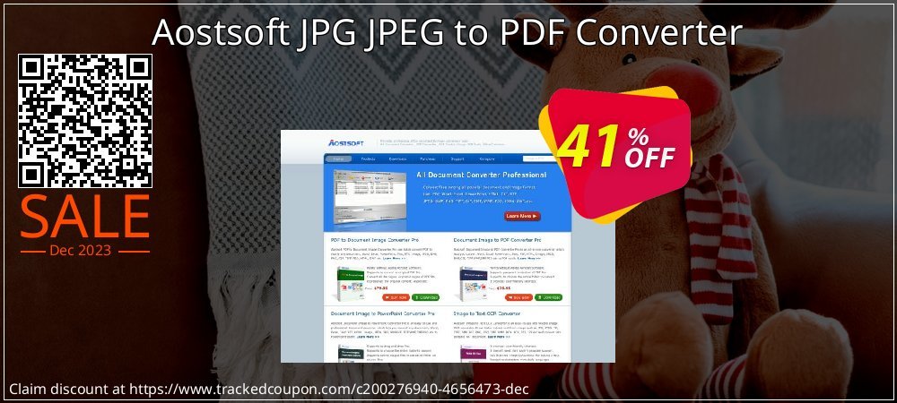 Aostsoft JPG JPEG to PDF Converter coupon on Easter Day offering discount
