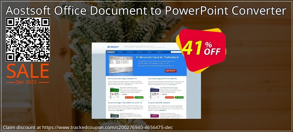 Aostsoft Office Document to PowerPoint Converter coupon on National Walking Day super sale