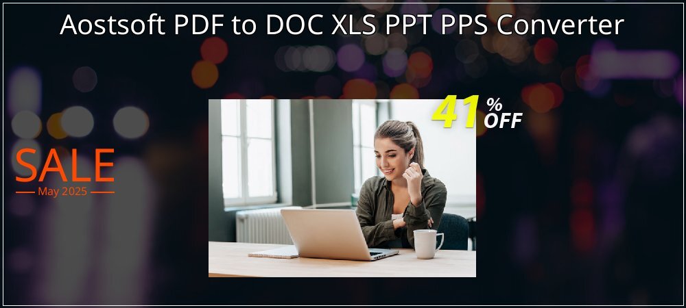 Aostsoft PDF to DOC XLS PPT PPS Converter coupon on April Fools' Day offering sales