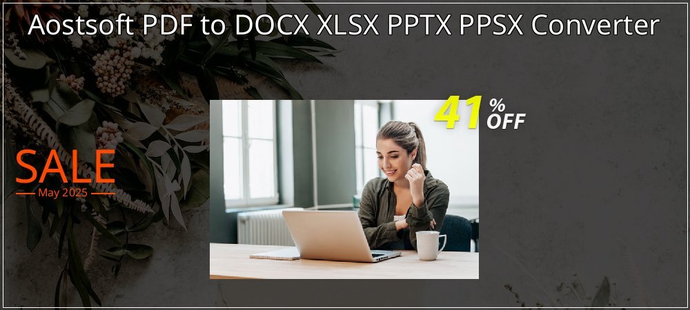 Aostsoft PDF to DOCX XLSX PPTX PPSX Converter coupon on National Pizza Party Day discounts