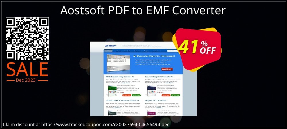 Aostsoft PDF to EMF Converter coupon on World Password Day promotions