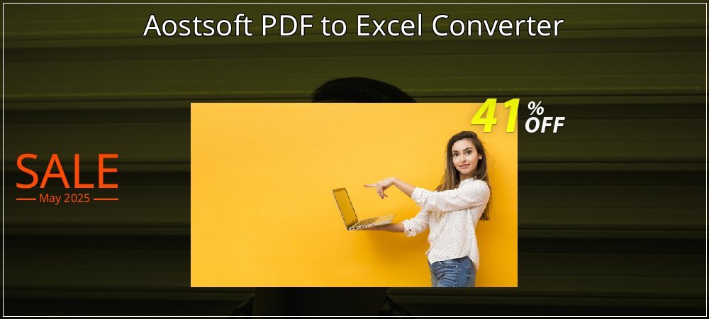 Aostsoft PDF to Excel Converter coupon on Mother Day sales