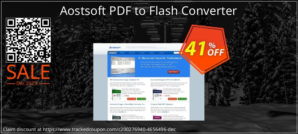 Aostsoft PDF to Flash Converter coupon on World Party Day sales