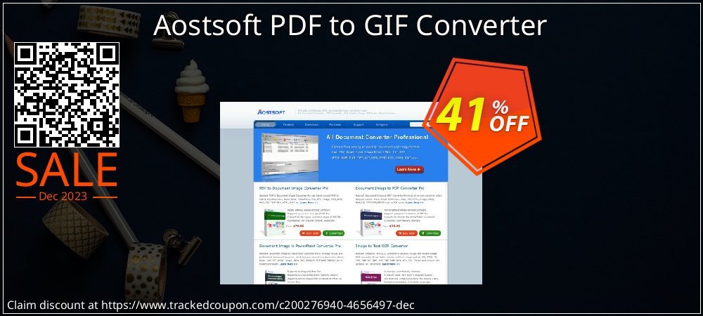 Aostsoft PDF to GIF Converter coupon on Working Day offer