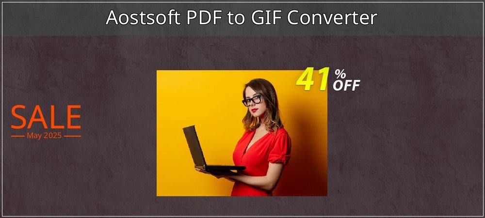 Aostsoft PDF to GIF Converter coupon on National Memo Day offer