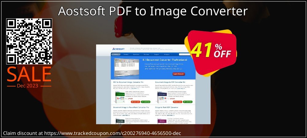Aostsoft PDF to Image Converter coupon on World Backup Day discount
